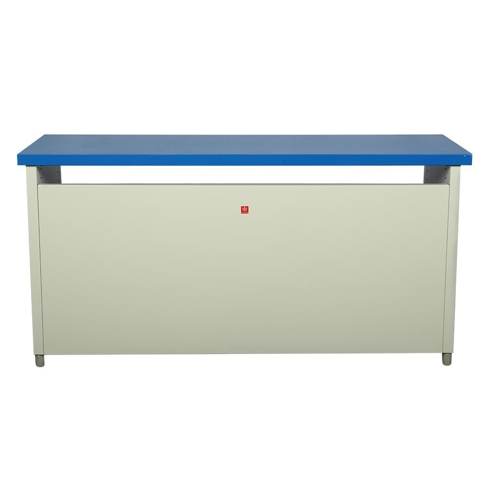 โต๊ะทำงานเหล็ก LUCKY WORLD KDS-150-RG 150 ซม. สีน้ำเงิน