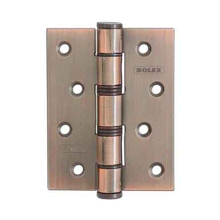 บานพับ 4X3 นิ้ว X 2 มม. SOLEX 4315 สีทองแดงรมดำ (แพ็ก 2 ชิ้น)_0