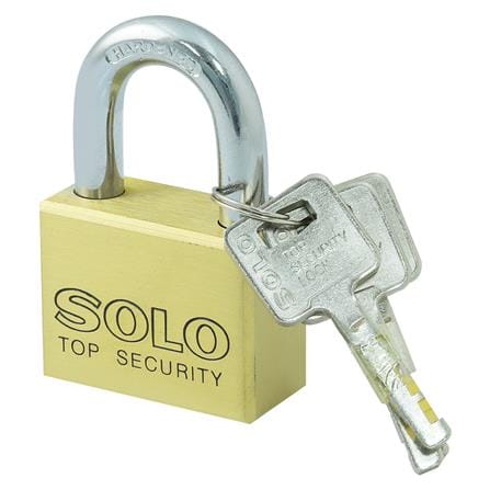 กุญแจ MK SOLO 4507SQ 45 มม. PB 4 ตัว/ชุด_0