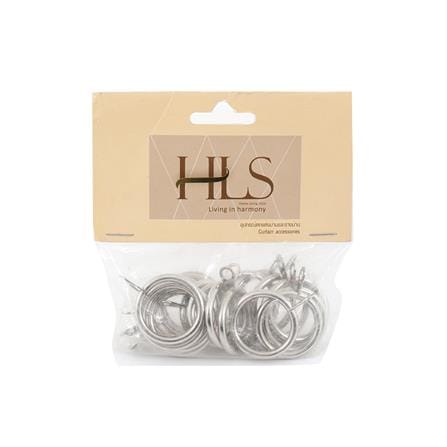 ห่วงคล้องรางเหล็ก HOME LIVING STYLE AQ25NK 25 มม. สี NICKEL (แพ็ก 20 ชิ้น)_2