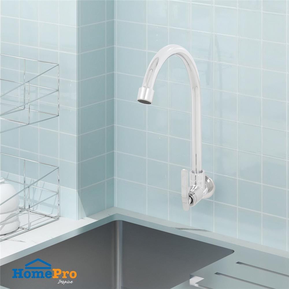 ก๊อกซิงค์เดี่ยวผนัง MOYA PN-81C11 สีโครม
