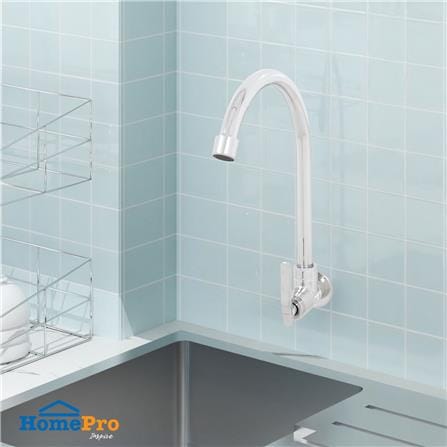 ก๊อกซิงค์เดี่ยวผนัง MOYA PN-81C11 สีโครม_3
