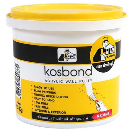อะคริลิกอุดโป๊ว ช่างใหญ่ KOSBOND 1.5 กก. สีขาว_0