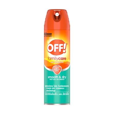 สเปรย์ป้องกันยุง OFF FAMILYCARE SMOOTH&DRY 113 กรัม