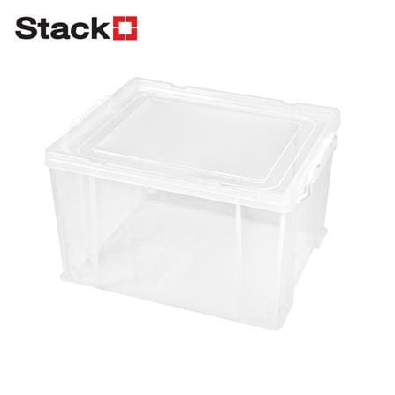 กล่องเก็บของฝาล็อก STACKO CK-16 33 ลิตร สีขาว_0
