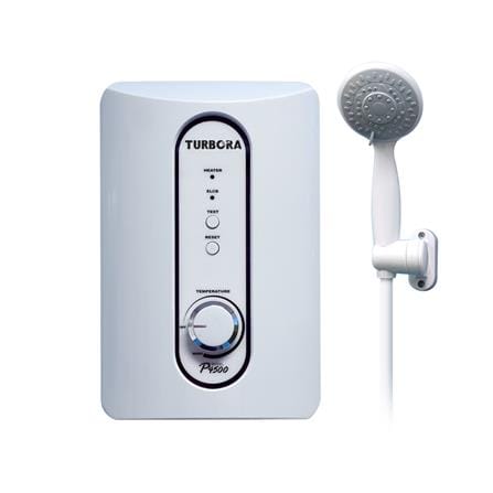 เครื่องทำน้ำอุ่น TURBORA P4500 4500 วัตต์ สีเขียว/ขาว