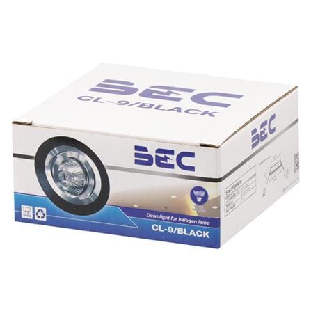 ดาวน์ไลท์ BEC CL-9/BLACK อะลูมิเนียม ทรงกลม สีดำ_2