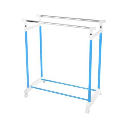 ราวแขวนบาร์คู่ปรับระดับ 81x43x90cm สีฟ้า PLIM_3
