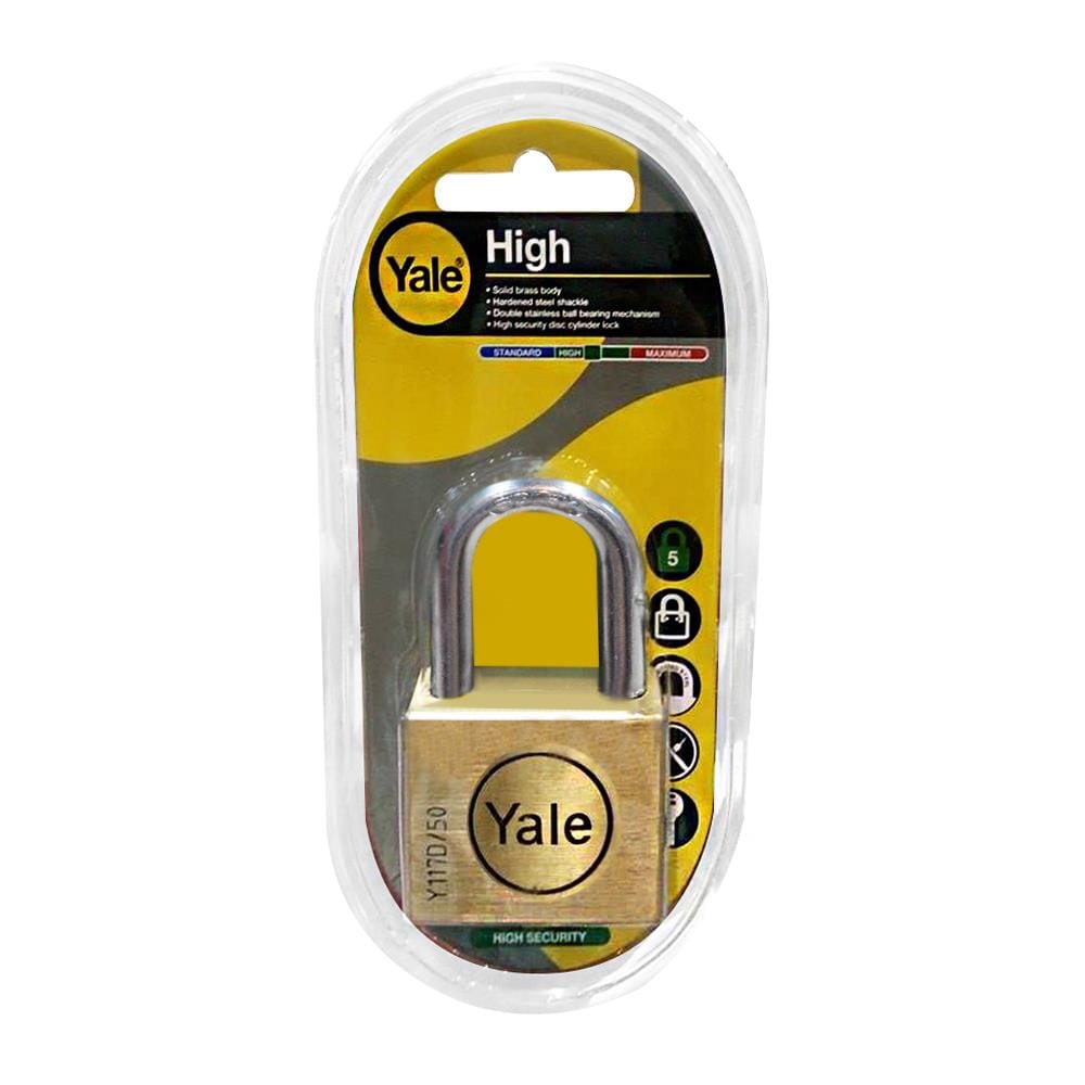 กุญแจลูกปืน YALE BD50 50 มม.