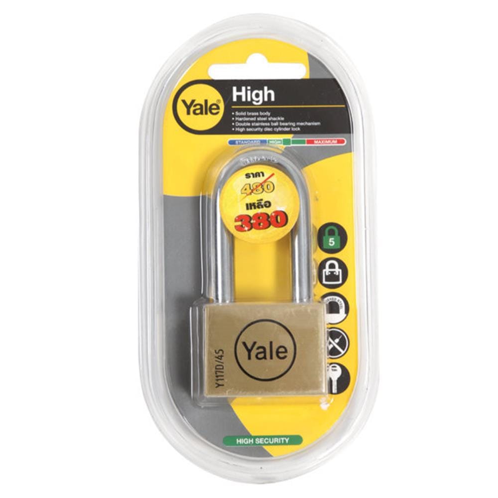 กุญแจลูกปืน YALE BD50L 50 มม.