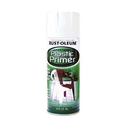 สีสเปร์ยรองพื้นสำหรับพลาสติก RUST-OLEUM สีขาว #9460 12 ออนซ์