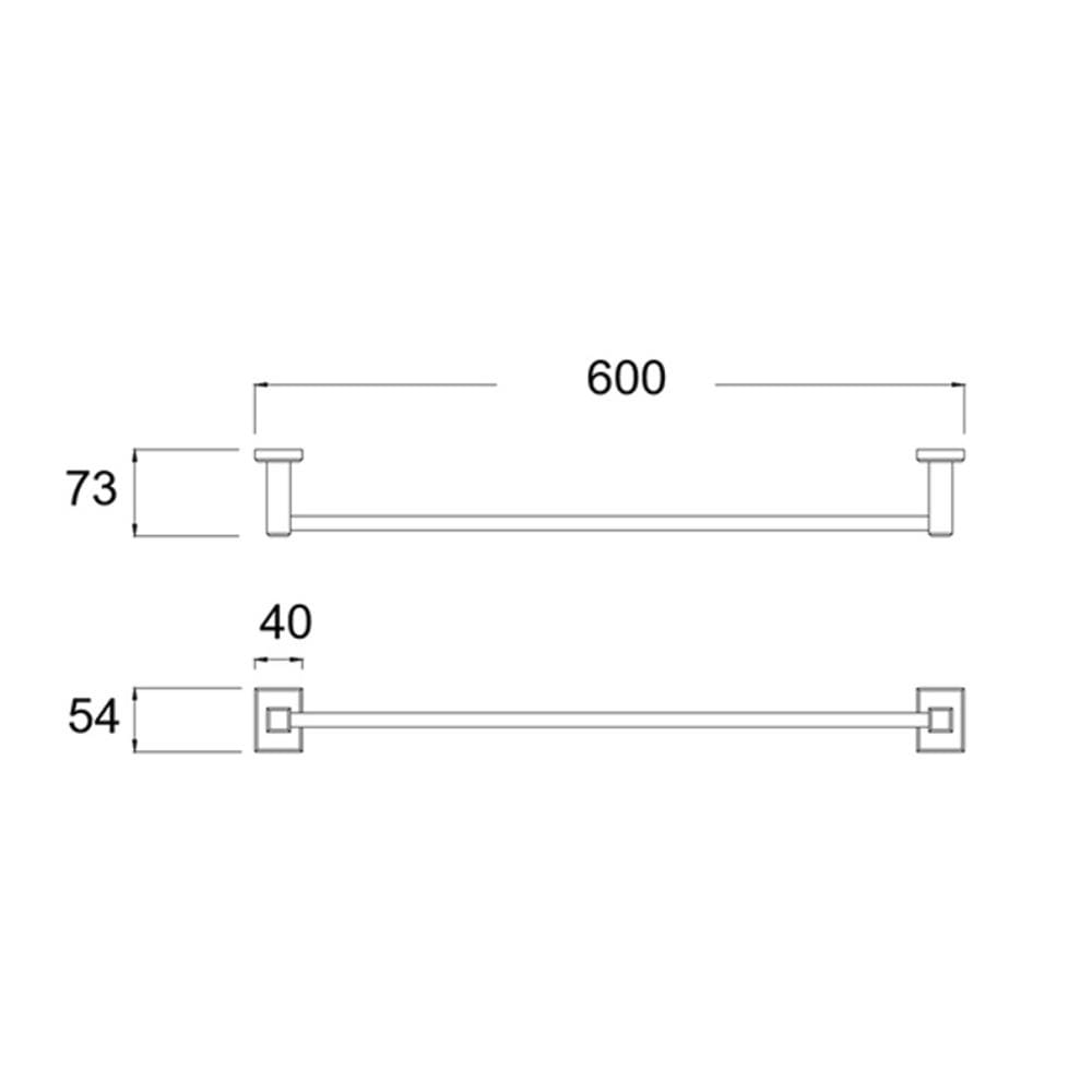 ราวแขวนผ้า AMERICAN STANDARD K-2501-52-N สีโครม