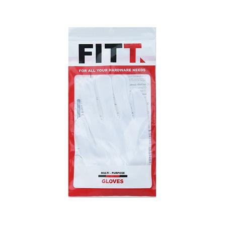 ถุงมือผ้าทีซี FITT สีขาว_2