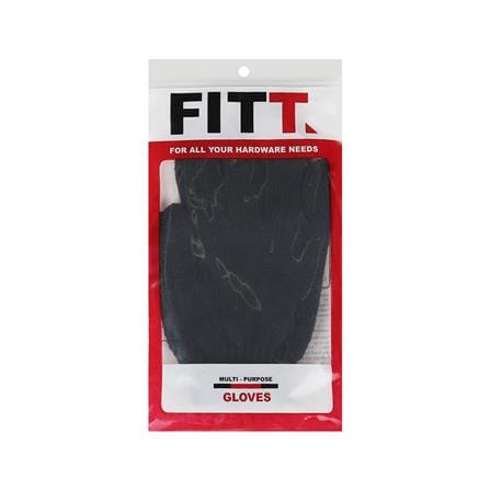 ถุงมือทอทั่วไป FITT #5 สีดำ_2