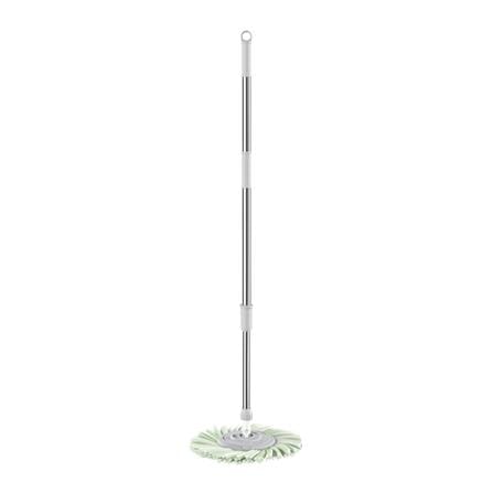 ชุดด้ามไม้ม็อบ พร้อมผ้าไมโครไฟเบอร์ POWER GREEN MS 1002 12 นิ้ว สีเทา_0