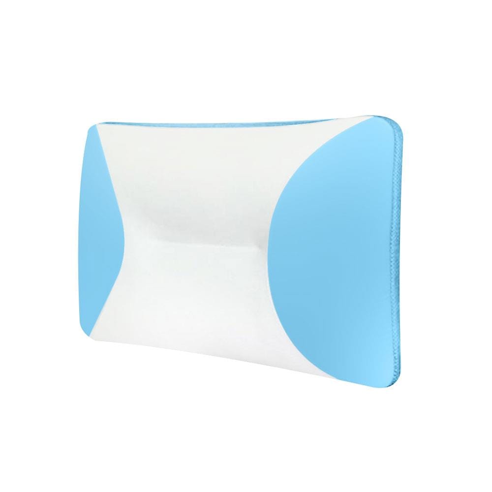 หมอนสุขภาพ เมมโมรี่โฟม PICASSO POSEPEDIC 14x24 สีฟ้า