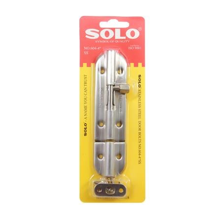 กลอนทั่วไป SOLO 604-4 4 นิ้ว สีสเตนเลส_1