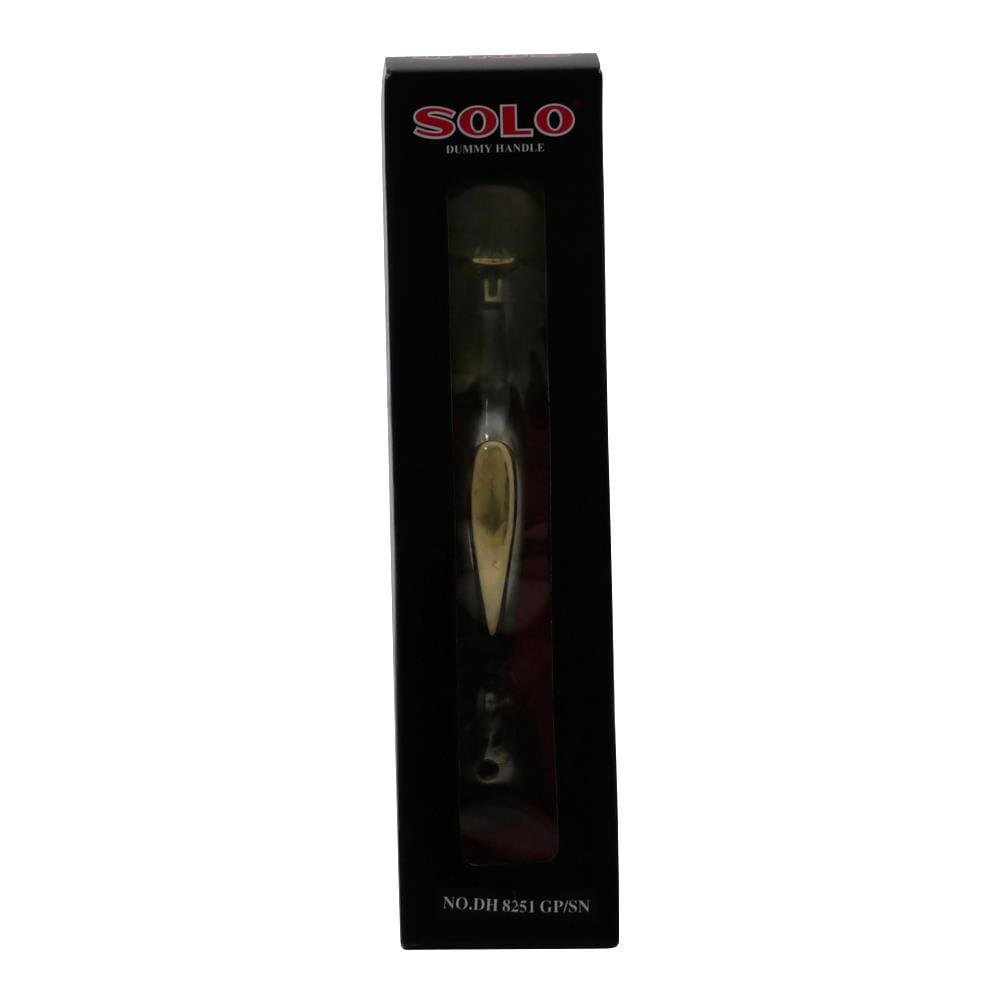 มือจับใหญ่หลอก (Dummy) SOLO 8251 สีสเตนเลสขอบทอง