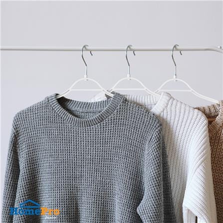 ไม้แขวนเสื้อ H-051 SL ขาว PLIM (1x3)_3
