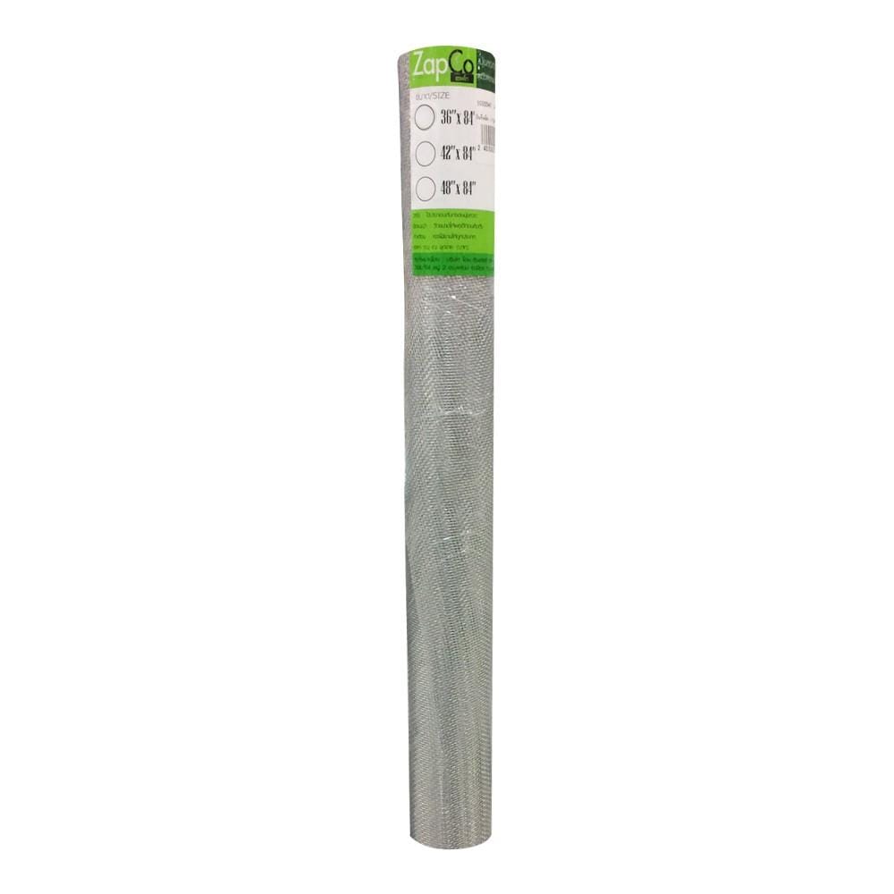 มุ้งลวดอะลูมิเนียม ZAPCO 42x84 นิ้ว สีเทา
