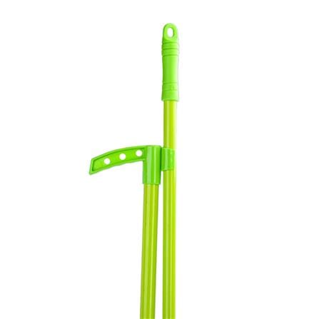 ชุดไม้กวาดพร้อมที่โกยผงขอบยาง ACCO YJ-1849 10 นิ้ว สีเขียว_4