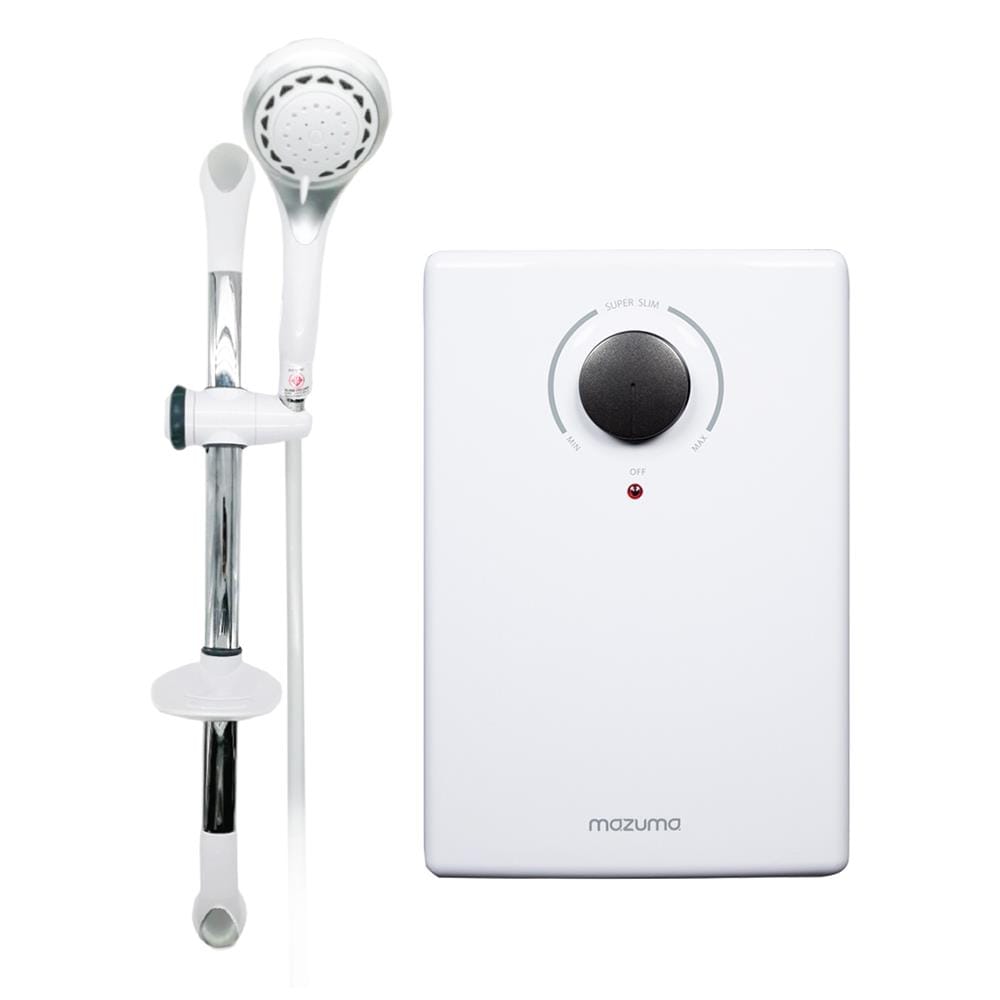 เครื่องทำน้ำอุ่น MAZUMA SUPER SLIM 3500 วัตต์ สีขาว