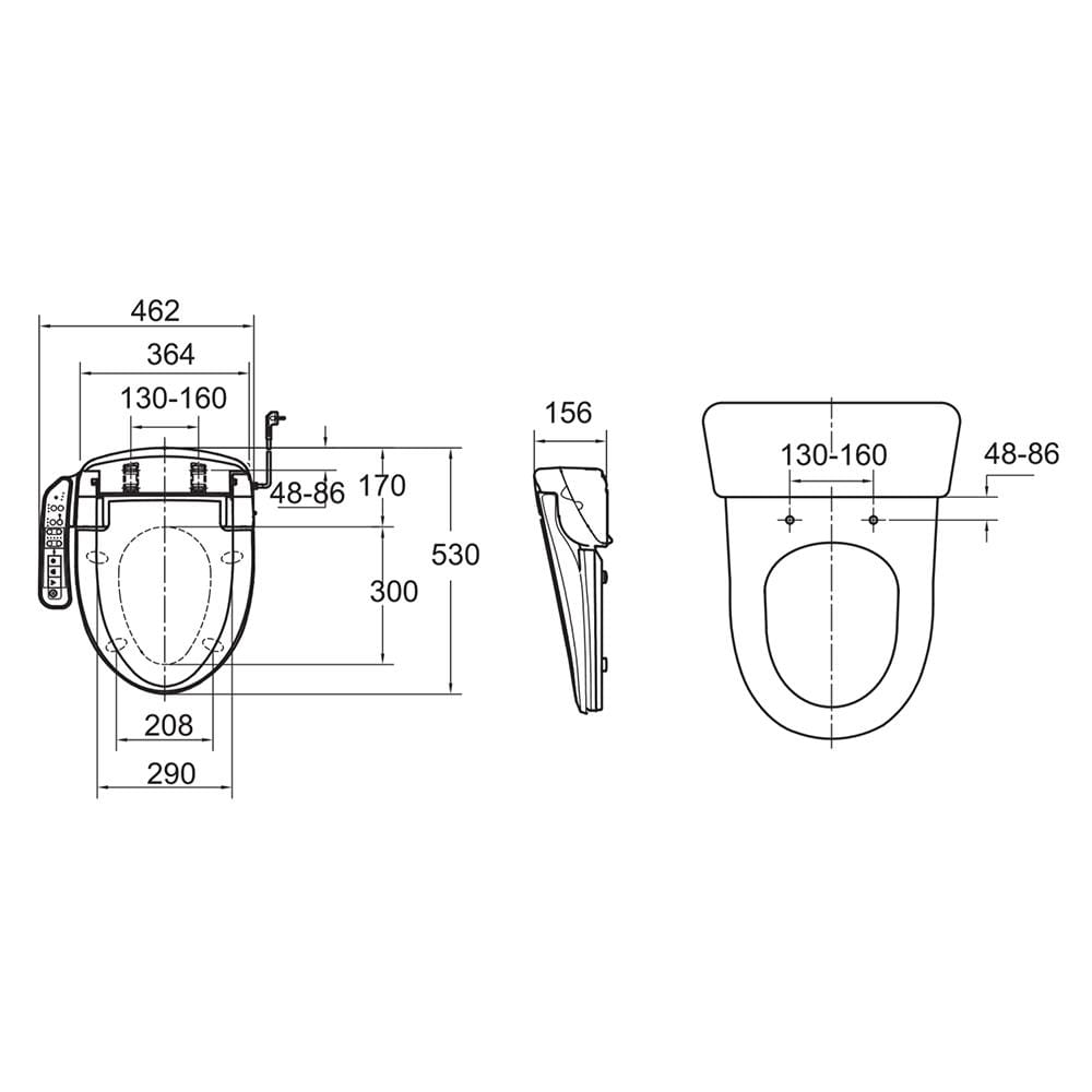 ฝารองนั่งอัตโนมัติ AMERICAN STANDARD EB-NB1160N