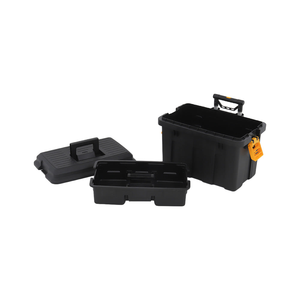 กล่องเครื่องมือพลาสติกล้อลาก MATALL HL3042-G สีดำ/เหลือง