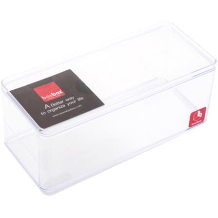กล่องซ้อนได้ BOXBOX BB01031 9x21x8.8 ซม. สีใส