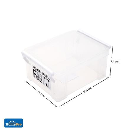 กล่องหูล็อก STACKO CM3 11.7x16.4x7.4 ซม. สีใส_3
