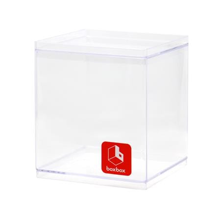 กล่องซ้อนได้ BOXBOX BB02011 8.5x8.5x9.75 ซม. สีใส_0