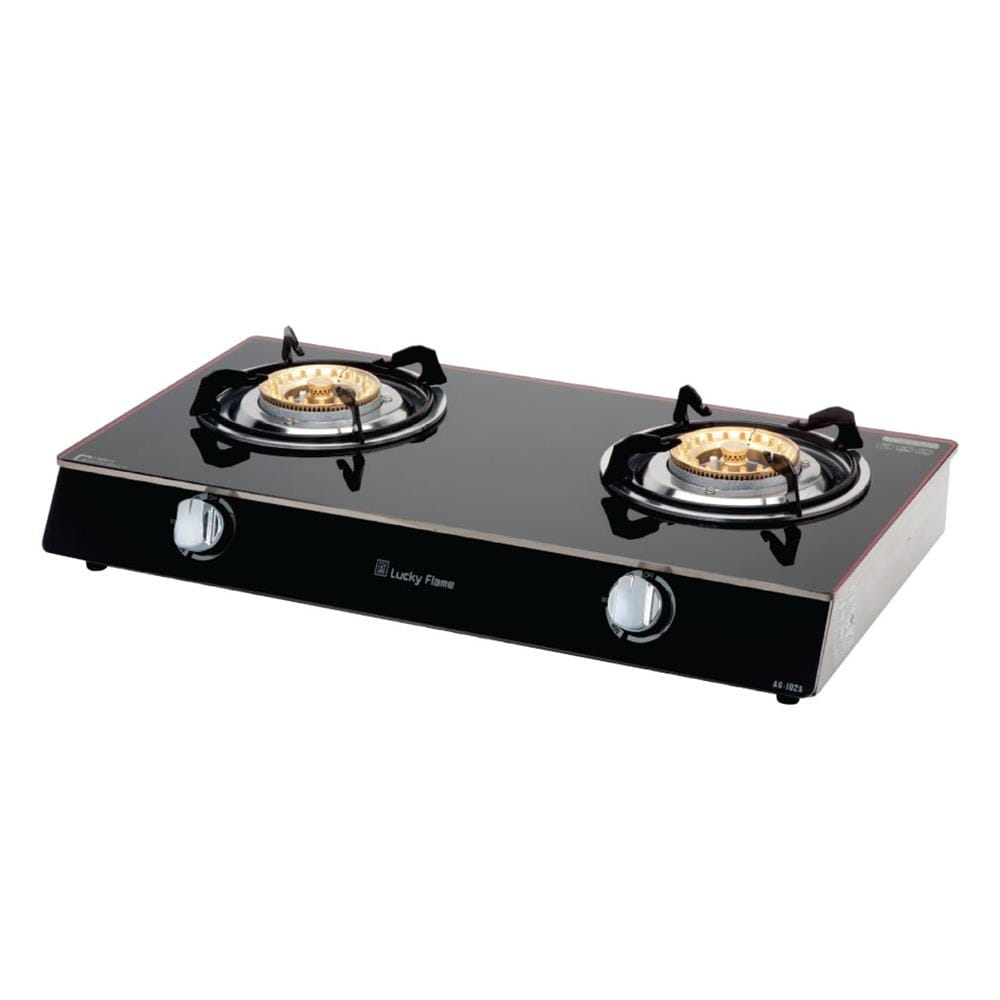 เตาแก๊สตั้งโต๊ะ 2 หัวแก๊ส LUCKY FLAME AG-102S