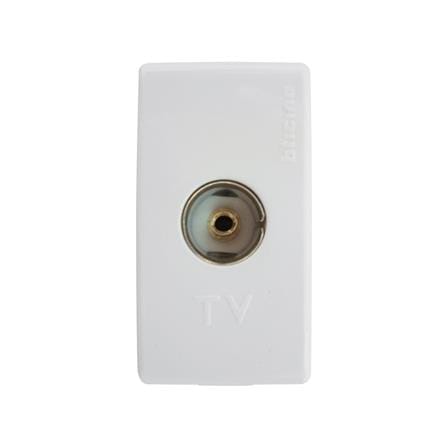 เต้ารับโทรทัศน์ 75 โอห์ม BTICINO SAM9152D สีขาว