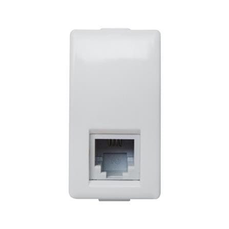 เต้ารับโทรศัพท์ BTICINO 6P/4C SAM5958/11N สีขาว_0
