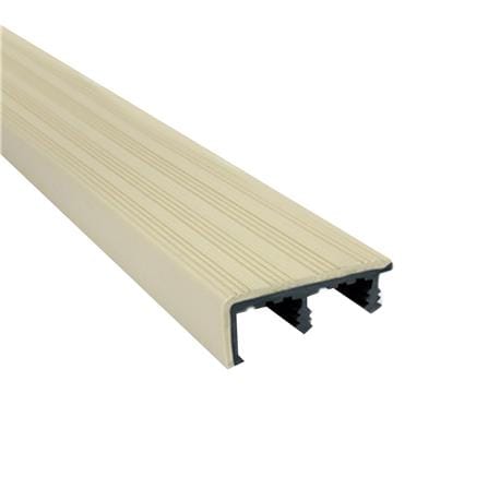 จมูกบันได PVC จระเข้ SNM15-22 1.5 ม. สีครีมเอแคร์_0