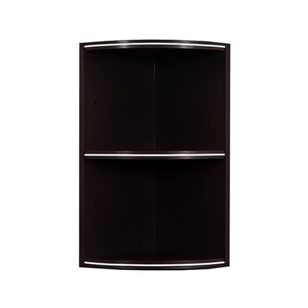 ชั้นจบมุมโค้ง KING PLATINUM 32x67.8 ซม. สีโอ๊ค