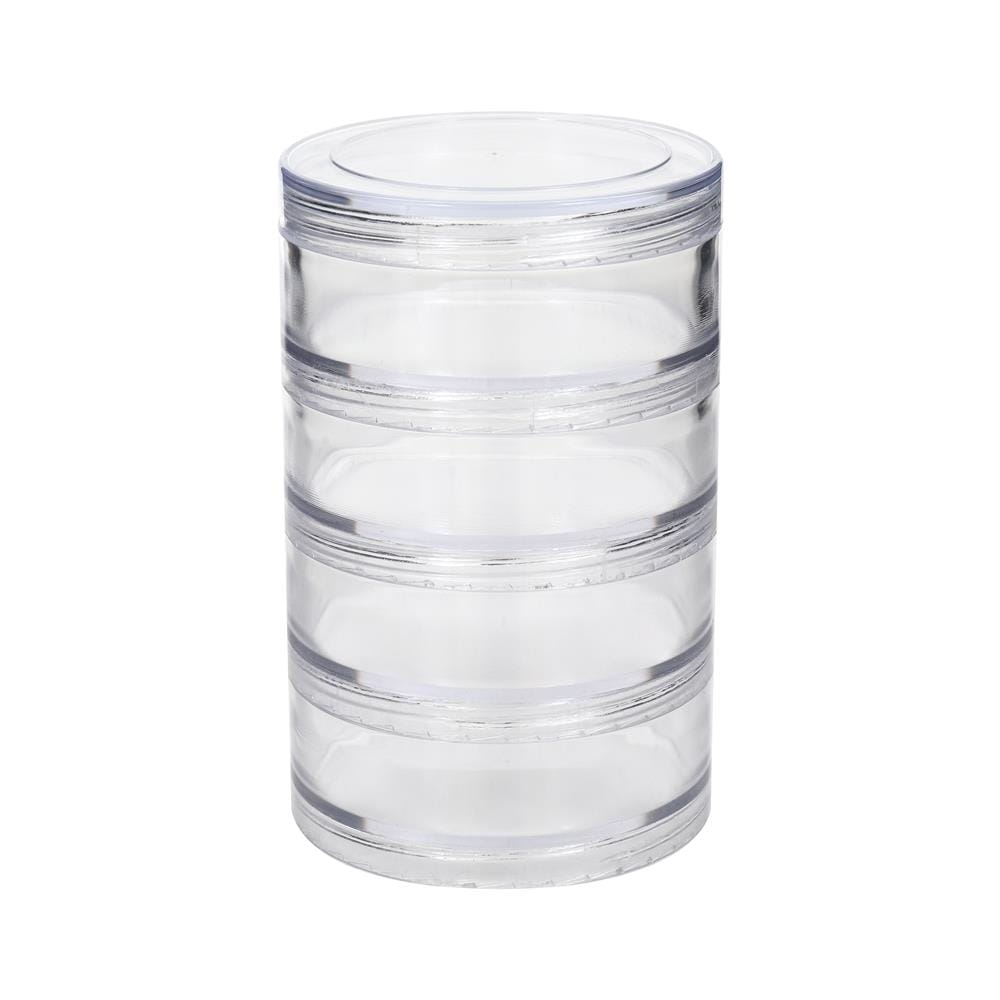 กล่องแบ่งช่อง 1 ช่อง STACKO TLC-704 7x7x11 ซม. สีใส