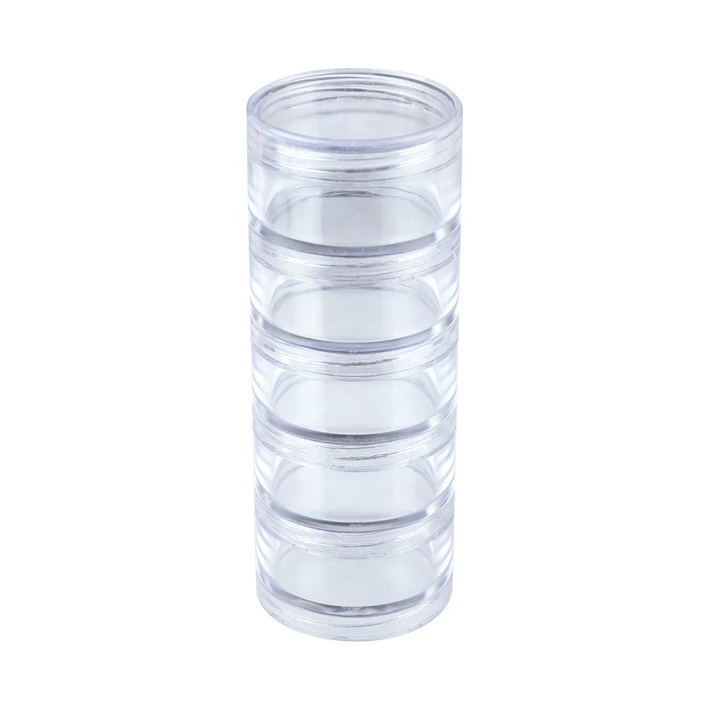 กล่องแบ่งช่อง 1 ช่อง STACKO TLC-505 5x5x13.5 ซม. สีใส