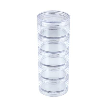 กล่องแบ่งช่อง 1 ช่อง STACKO TLC-505 5x5x13.5 ซม. สีใส
