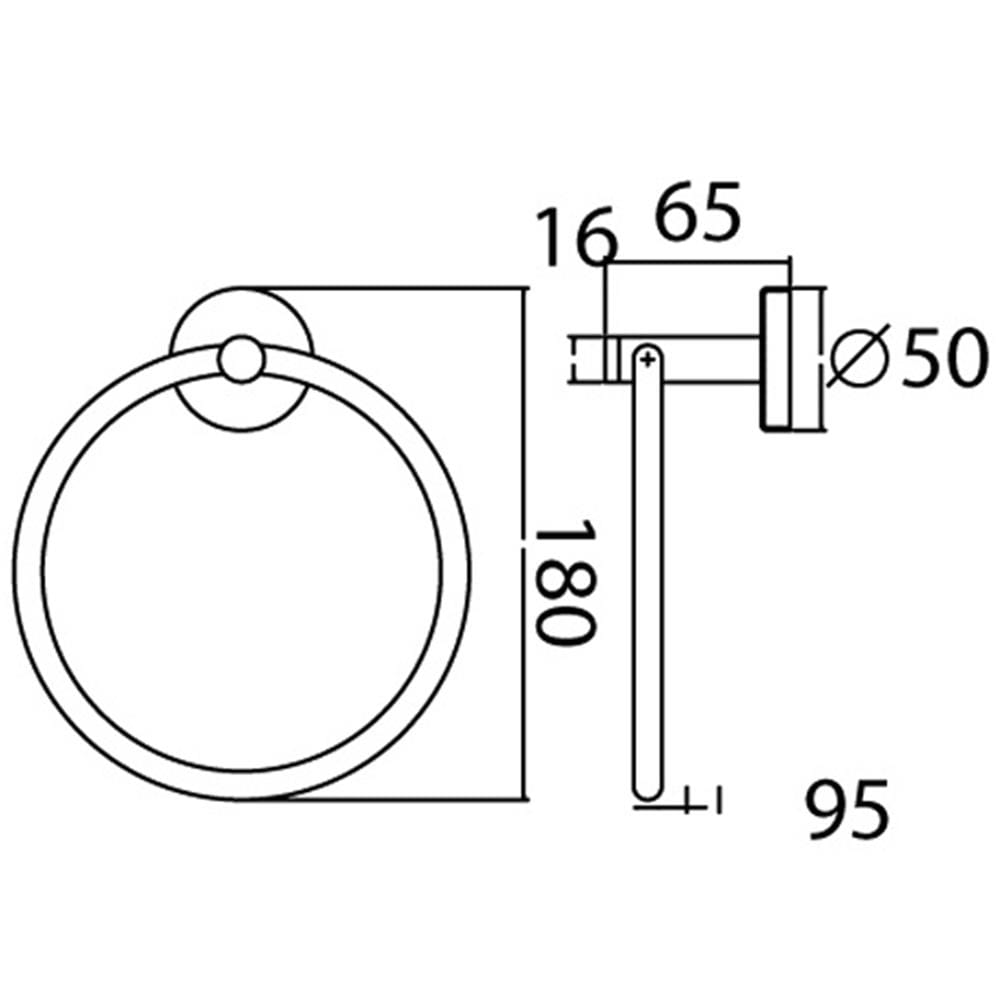 ห่วงแขวนผ้า WS GH-9503 สเตนเลส