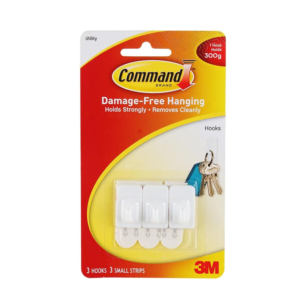 ขอแขวนเทปกาว 3M COMMAND XA004197290(1x3)