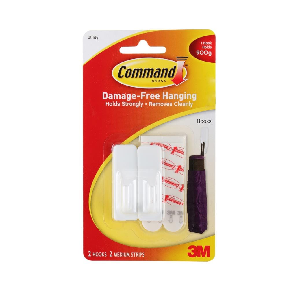 ขอแขวนเทปกาว 3M COMMAND XA004197316(1x2)