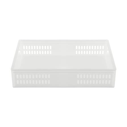 กล่องซ้อนได้ STACKO DT-01 24.2x32.8x6.8 ซม. สีขาว_2