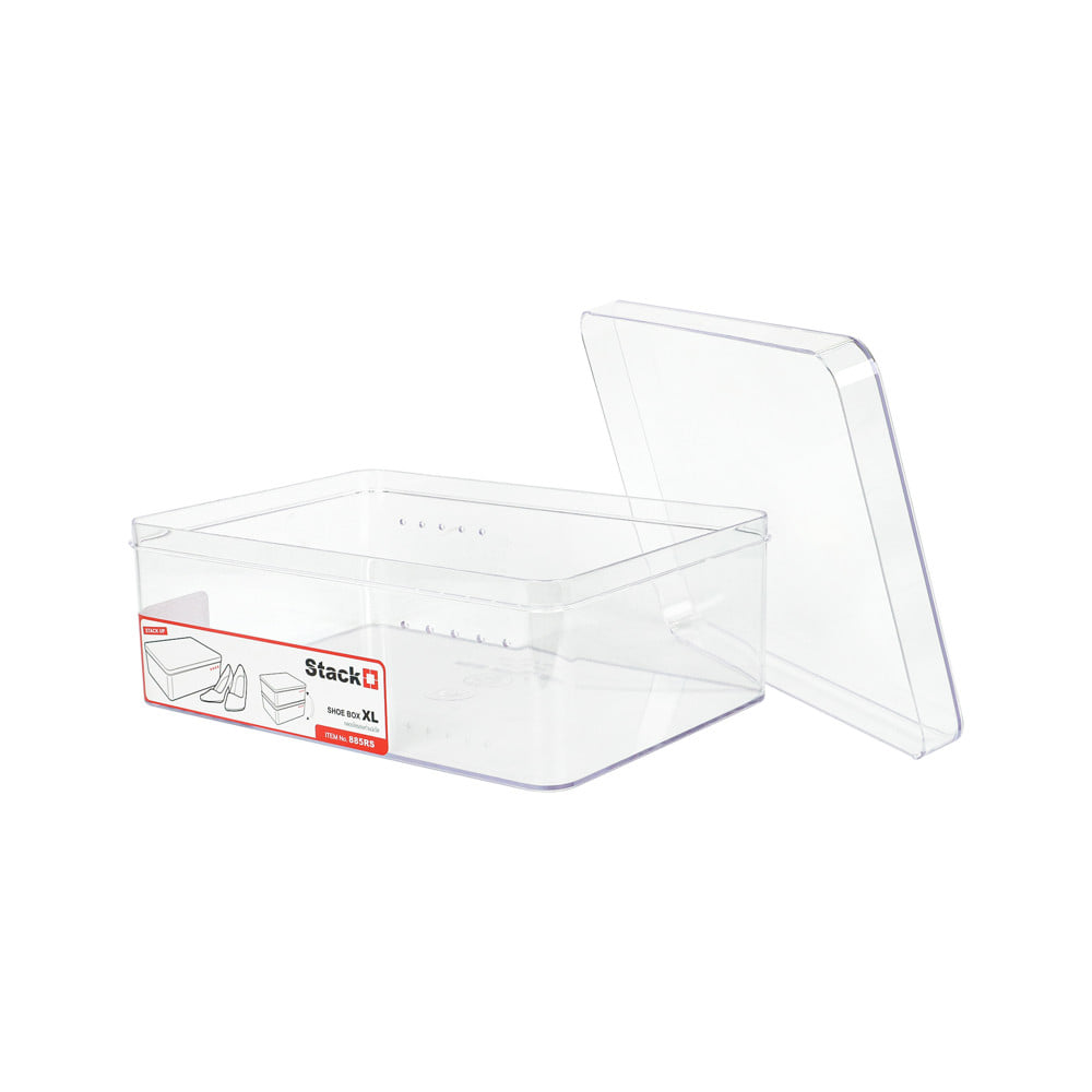 กล่องรองเท้า STACKO 885RS 21.5x30.5x11.7 ซม. สีใส