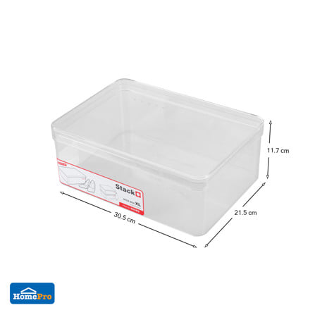 กล่องรองเท้า STACKO 885RS 21.5x30.5x11.7 ซม. สีใส_7