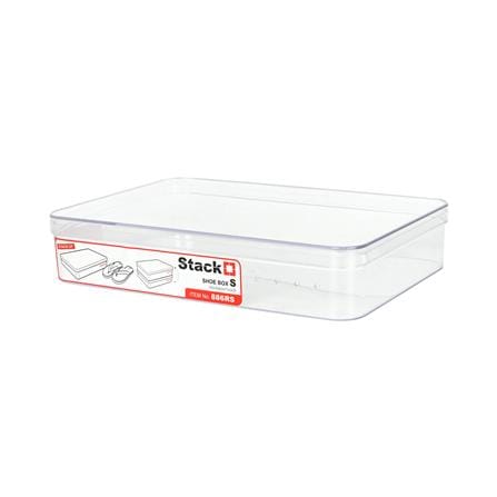 กล่องรองเท้า STACKO 886RS 19.2x28x5.7 ซม. สีใส_1