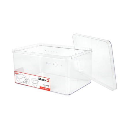 กล่องรองเท้า STACKO 889RS 19.2x28x15 ซม. สีใส_3