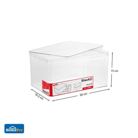 กล่องรองเท้า STACKO 889RS 19.2x28x15 ซม. สีใส_7