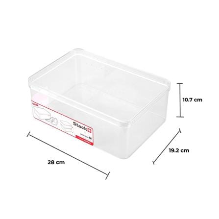 กล่องรองเท้า STACKO 887RS 19.2x28x10.7 ซม. สีใส_7