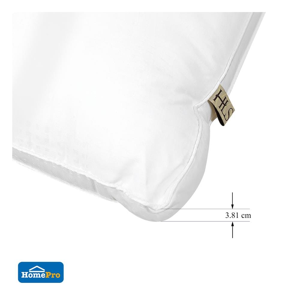 หมอนหนุน ขนห่านเทียม HOME LIVING STYLE DOWN ALTERNATIVE MEDIUM 19x29 นิ้ว สีขาว